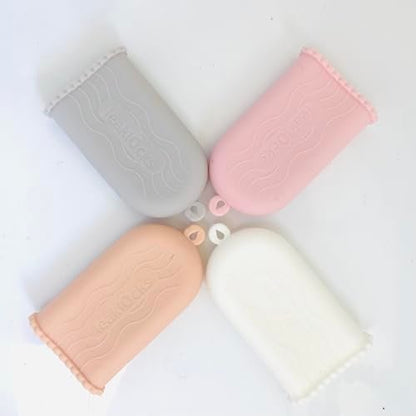 LeakLocks Toiletry Skins 4-Pack with Travel Bag – Elastic Leak-Proof Sleeves for Travel Bottles, Fits Standard & Travel-Sized Toiletries, Reusable Luggage Accessory Avelisse