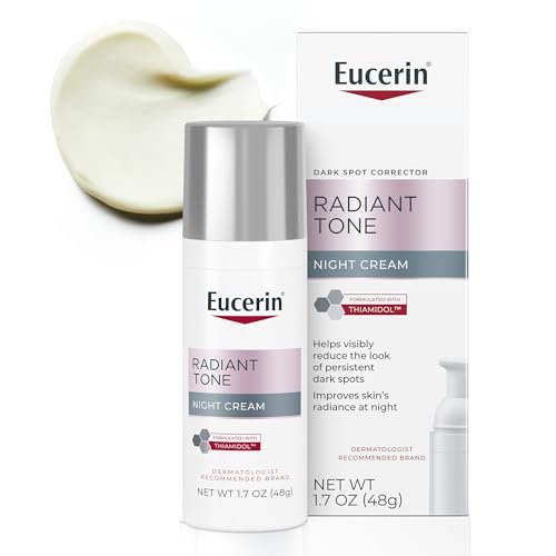 Eucerin Radiant Tone Night Cream with Thiamidol - Dark Spot Corrector & Night Moisturizer, 1.7 oz Avelisse