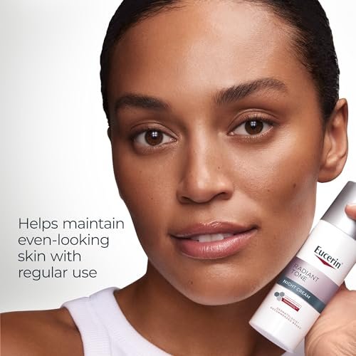 Eucerin Radiant Tone Night Cream with Thiamidol - Dark Spot Corrector & Night Moisturizer, 1.7 oz Avelisse