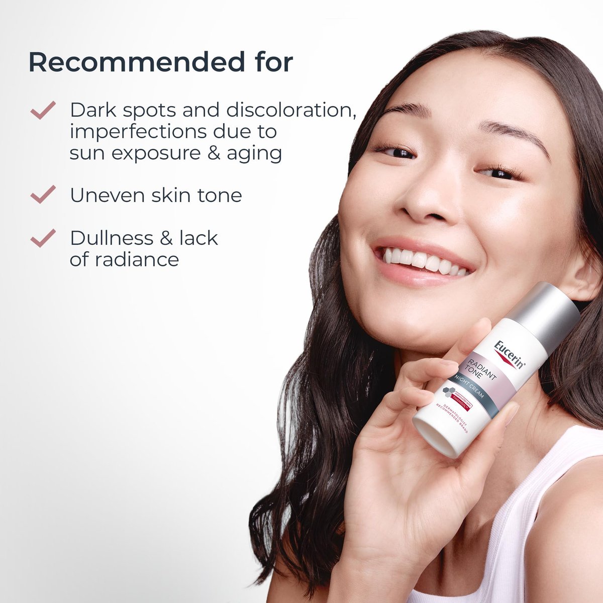 Eucerin Radiant Tone Night Cream with Thiamidol - Dark Spot Corrector & Night Moisturizer, 1.7 oz Avelisse