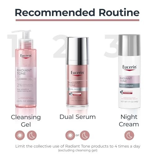 Eucerin Radiant Tone Night Cream with Thiamidol - Dark Spot Corrector & Night Moisturizer, 1.7 oz Avelisse
