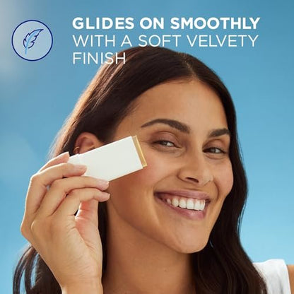 Coppertone Every Tone Invisible Finish Hydrating UV Defense Face Sunscreen Stick SPF 55 with Ceramides, Clear for All Skin Tones, 0.49 oz