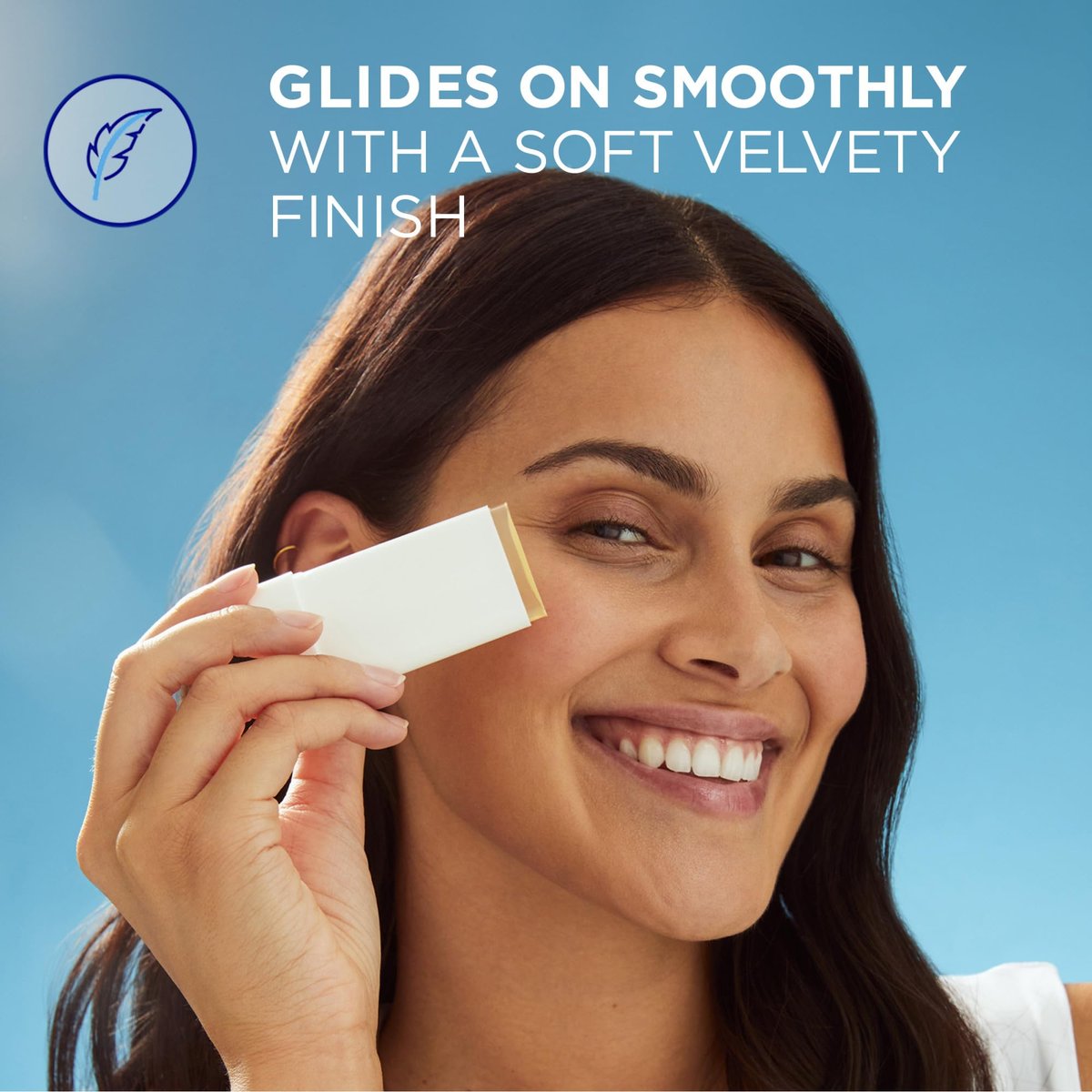 Coppertone Every Tone Invisible Finish Hydrating UV Defense Face Sunscreen Stick SPF 55 with Ceramides, Clear for All Skin Tones, 0.49 oz - görsel 5