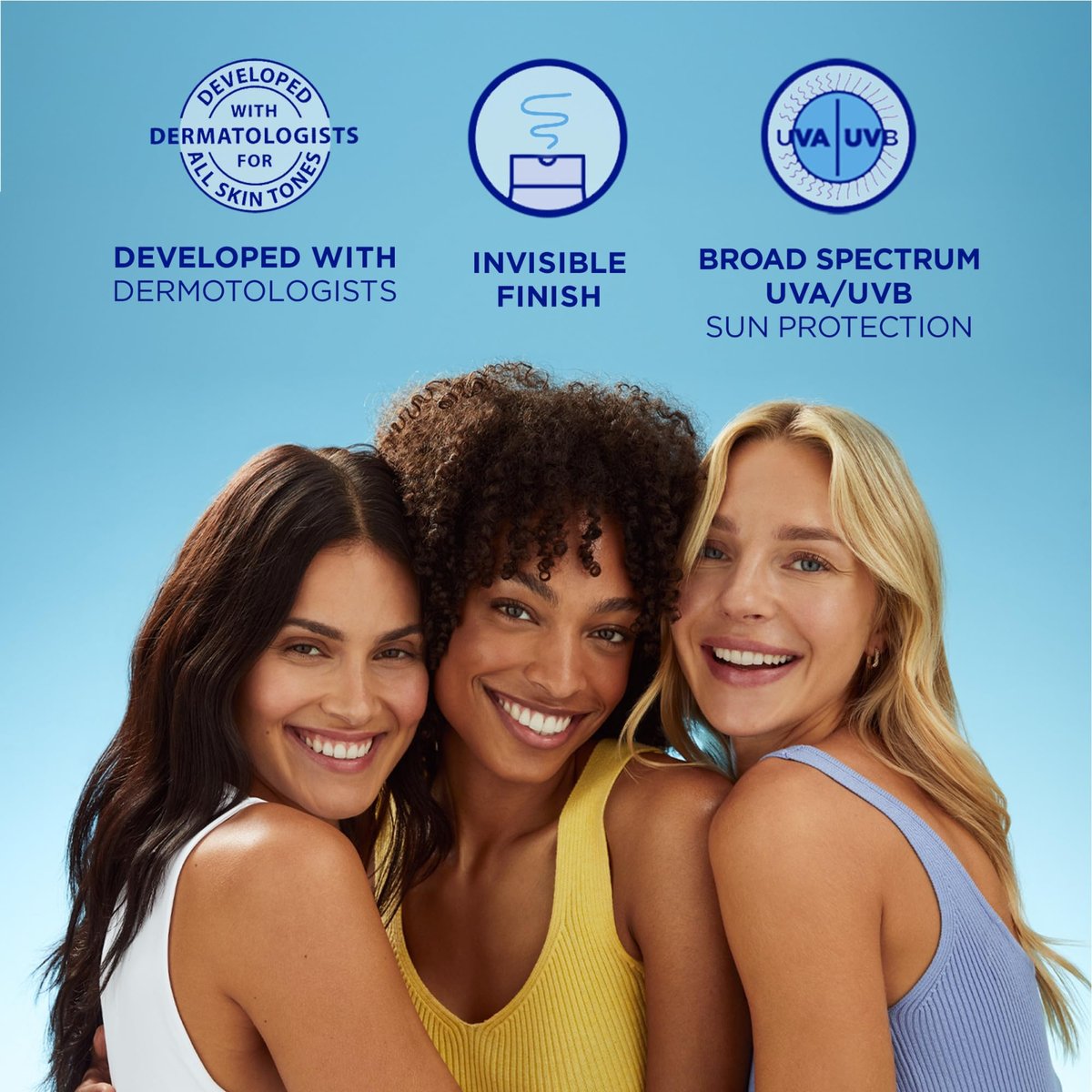 Coppertone Every Tone Invisible Finish Hydrating UV Defense Face Sunscreen Stick SPF 55 with Ceramides, Clear for All Skin Tones, 0.49 oz - görsel 13