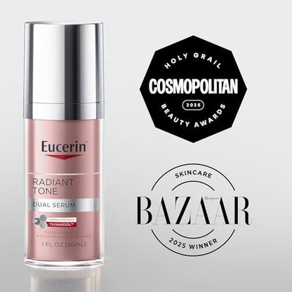 Eucerin Radiant Tone Dual Serum Dark Spot Corrector with Thiamidol and Hyaluronic Acid, 1 Fl Oz Avelisse