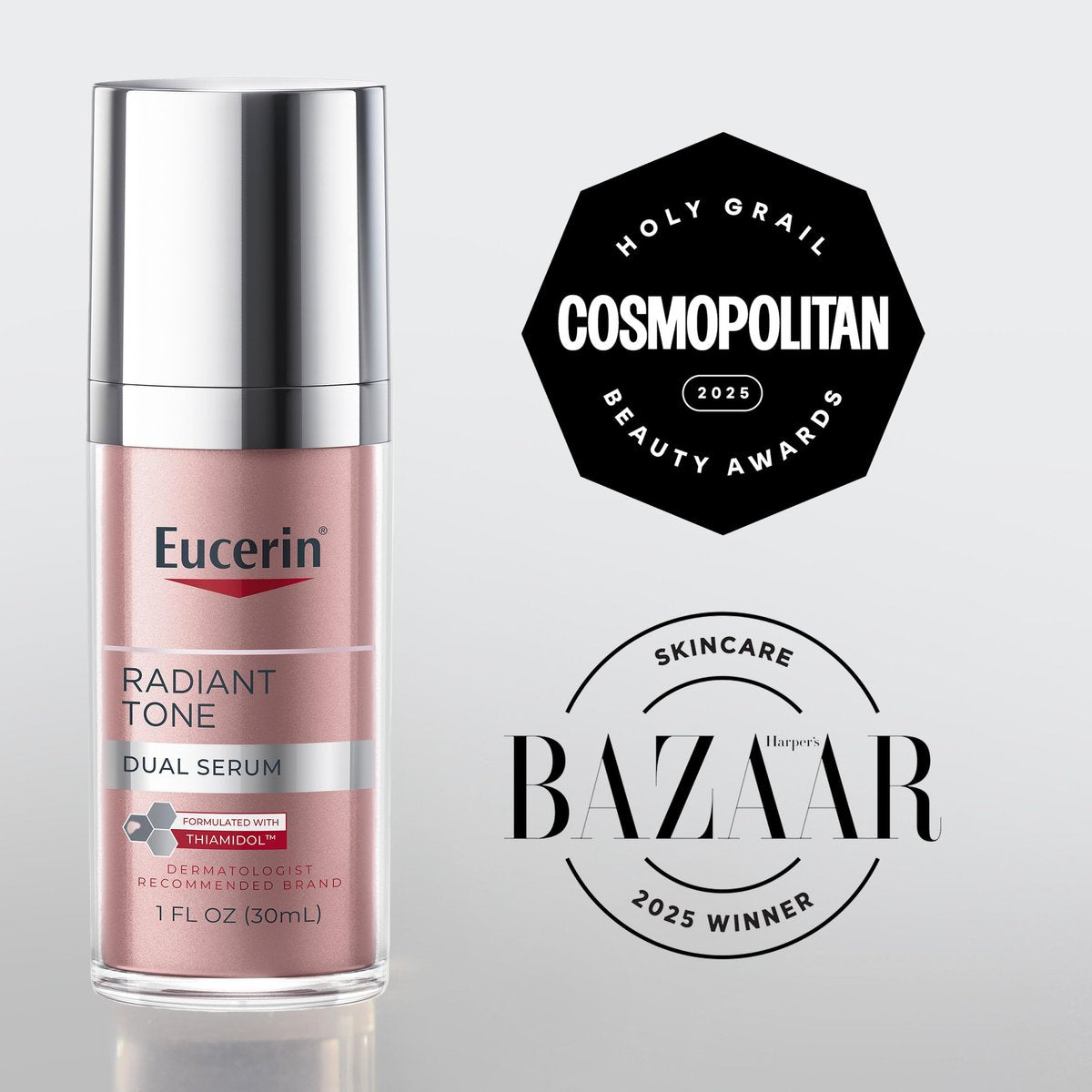Eucerin Radiant Tone Dual Serum Dark Spot Corrector with Thiamidol and Hyaluronic Acid, 1 Fl Oz Avelisse
