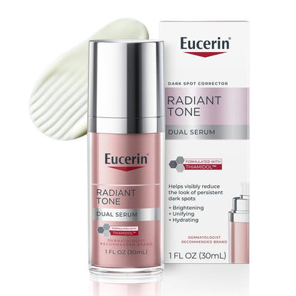 Eucerin Radiant Tone Dual Serum Dark Spot Corrector with Thiamidol and Hyaluronic Acid, 1 Fl Oz Avelisse