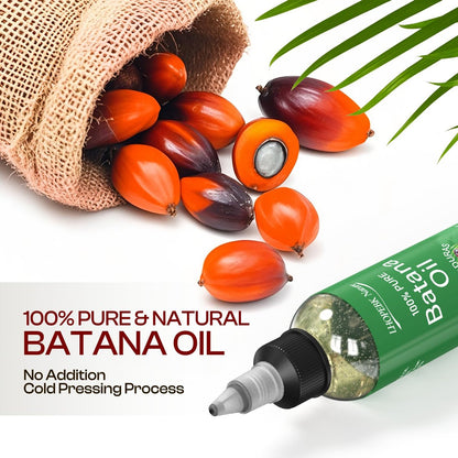 LHOPEBK Nature Organic Batana Oil for Hair Growth – Pure Natural Oil for Thicker, Stronger Hair, 4.23 fl oz