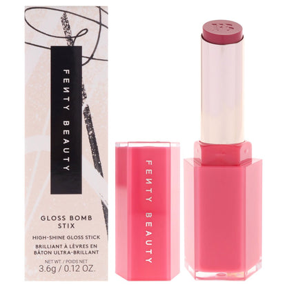 Fenty Beauty Gloss Bomb Stix High Shine Gloss - 05 High Biscus - Women's Lipstick 0.12 oz Avelisse