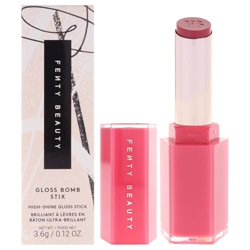 Fenty Beauty Gloss Bomb Stix High Shine Gloss - 05 High Biscus - Women's Lipstick 0.12 oz Avelisse