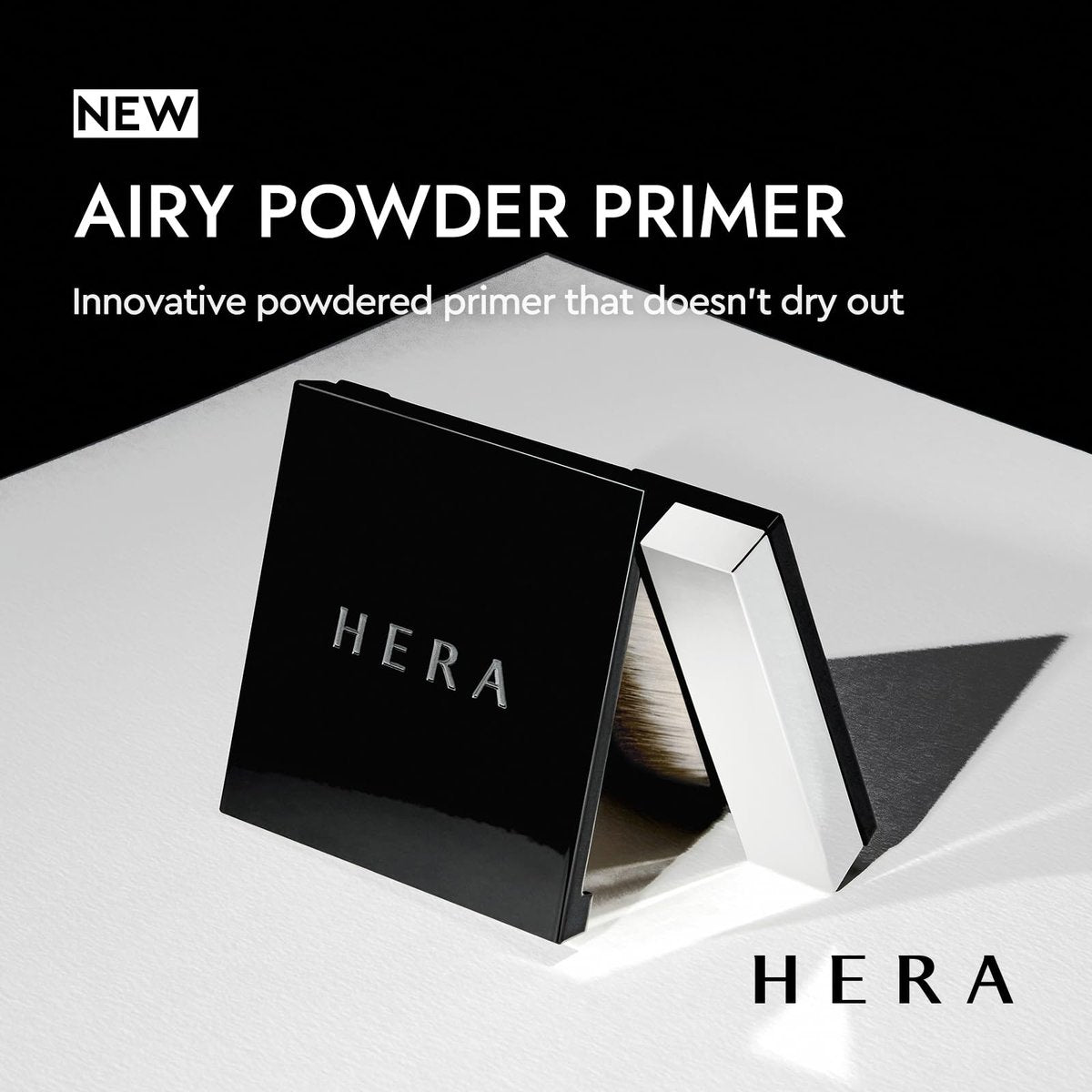 HERA Airy Blurring Powdered Primer – Poreless, Long-Lasting Korean Makeup, Moisturizing Cream-to-Powder, All Skin Types, Travel-Friendly, Smoothing & Oil Absorbing, 0.29 oz Avelisse