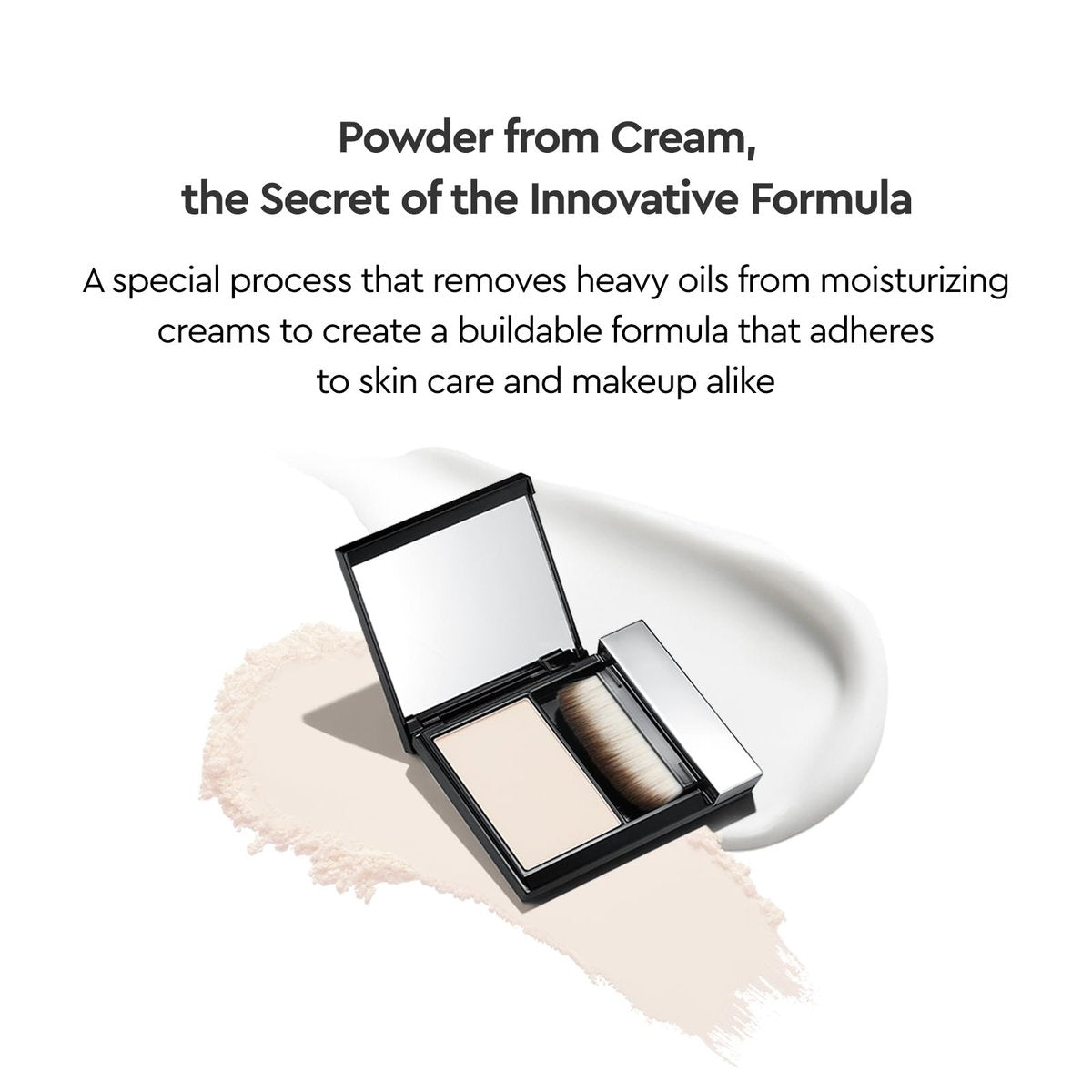 HERA Airy Blurring Powdered Primer – Poreless, Long-Lasting Korean Makeup, Moisturizing Cream-to-Powder, All Skin Types, Travel-Friendly, Smoothing & Oil Absorbing, 0.29 oz Avelisse