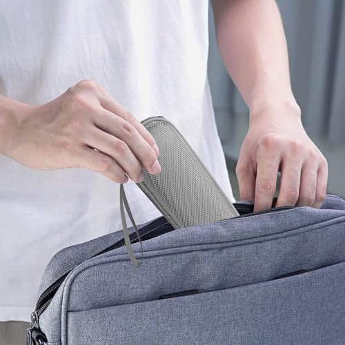 Linkidea EVA Hard Shell Safety Razor Case – Silver Travel Shaver Bag for Gillette Fusion 5, Mach 3, Harry's 5 Blade - görsel 12