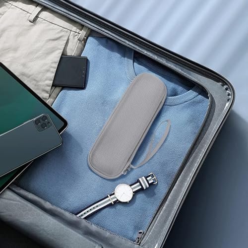 Linkidea EVA Hard Shell Safety Razor Case – Silver Travel Shaver Bag for Gillette Fusion 5, Mach 3, Harry's 5 Blade - görsel 10