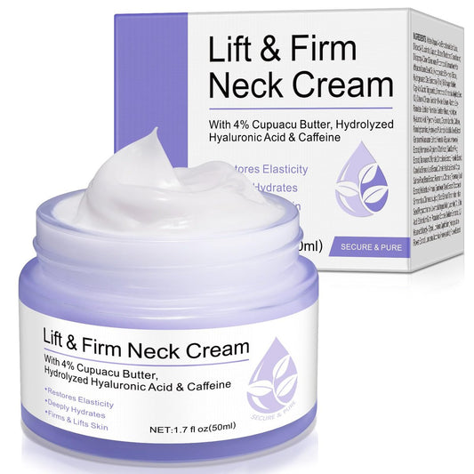 Neck Firming Cream – Moisturizing Neck Cream for Tightening & Fine Lines, Smoothing & Hydrating, 1.7 Fl Oz