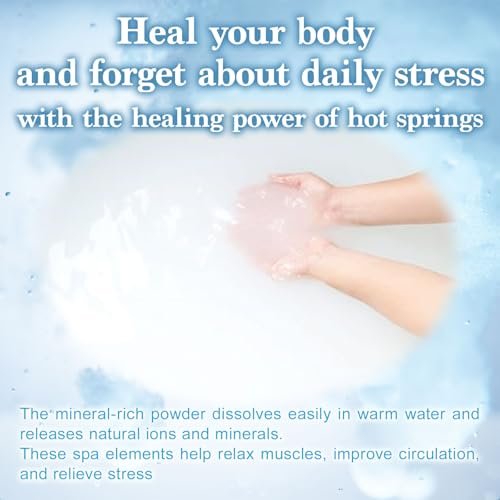 Yunohana Japanese Hot Spring Bath Salts – 100% Natural Mineral Bath Powder from Okuhida Onsen, No Chemicals, 250g Avelisse