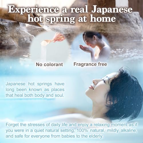 Yunohana Japanese Hot Spring Bath Salts – 100% Natural Mineral Bath Powder from Okuhida Onsen, No Chemicals, 250g Avelisse