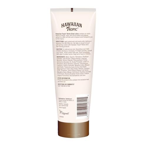 Hawaiian Tropic Aloha Glow Tan Extender Lotion - After Sun Moisturizer with Shea Butter & Cocoa Butter, 8 oz - görsel 13