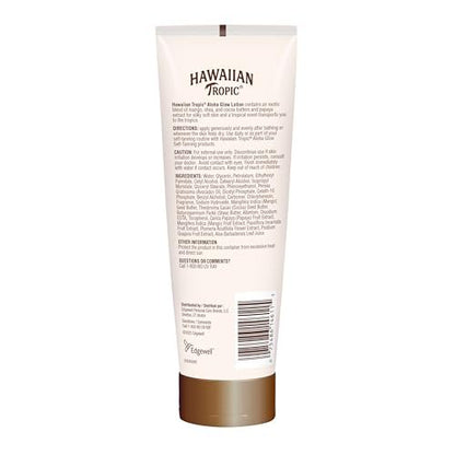 Hawaiian Tropic Aloha Glow Tan Extender Lotion - After Sun Moisturizer with Shea Butter & Cocoa Butter, 8 oz