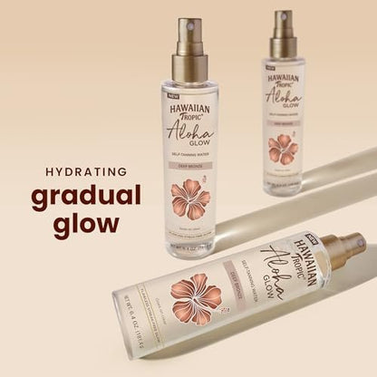 Hawaiian Tropic Aloha Glow Self Tanning Water – Sunless Tanning Mist for a Deep Bronze Glow, 6.4 oz Avelisse