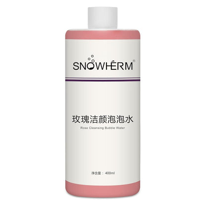 ELitzia Oxygen Bubble Machine Special 400ml/13.5 Fl. Oz Rose Solution for Deep Facial Cleaning, Moisturizing, and Oil Control - Water Element Essence Bubble Liquid (Rose)