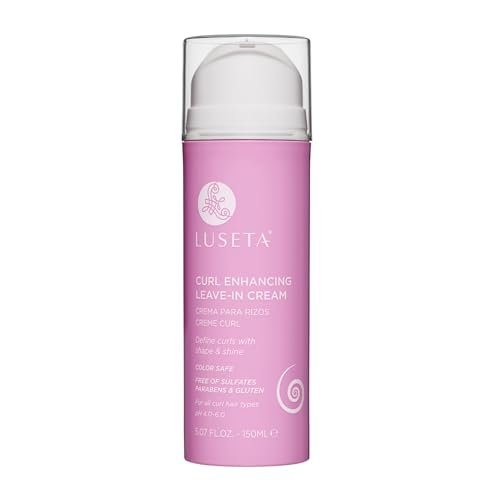 Luseta Curl Defining Cream - Hydrating Leave-In for Curly Hair, Frizz Control & Shine, Sulfate Free, 5.07 oz Avelisse