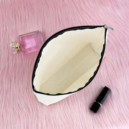 Surrogate Mom Gift - Surrogacy Appreciation Makeup Bag, Thank You Cosmetic Pouch for Pregnancy Gift, Birthday Christmas for Mother, Beige Canvas Travel Zipper Pouch