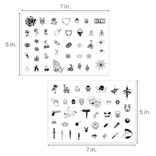 Los Vatos Finger and Face Temporary Tattoos – Chicano Cholo Chola Small Cross Teardrop Gangsta Tears Thug Prison Fake Tattoos for Men Women Halloween - görsel 10