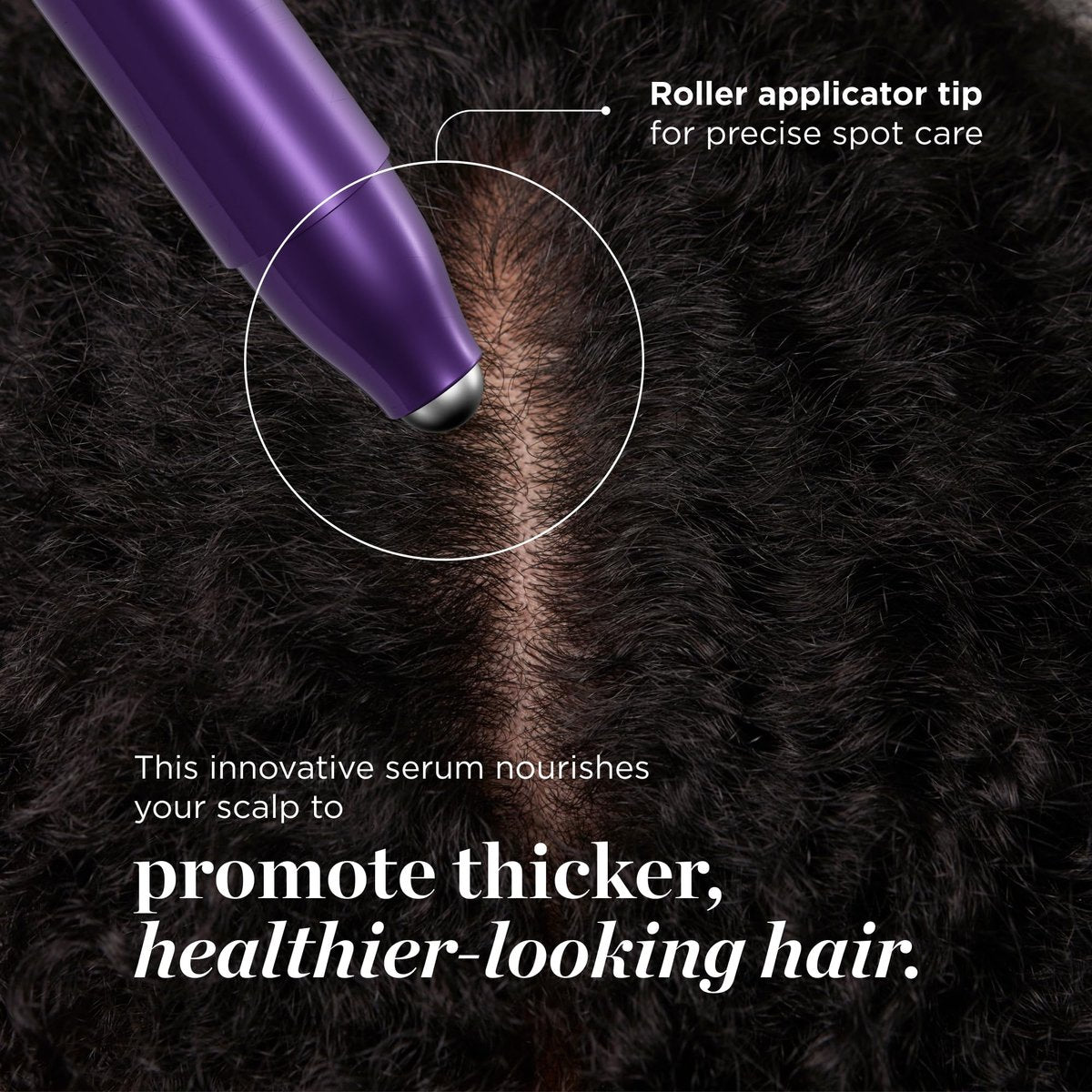Dr. Groot Award-Winning Hair Thickening Serum for Hair Loss and Thinning Hair - Korean Hair Care Scalp Treatment, Clinically Tested, Thicker Hair, Reduces Oil, Roll On, 0.5 Fl Oz Avelisse