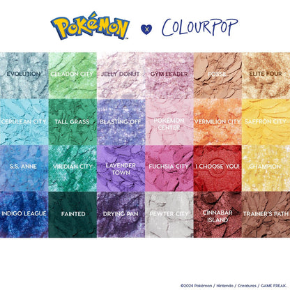 ColourPop x Pokémon Pallet Town Eyeshadow Palette - Limited Edition Makeup Palette Avelisse