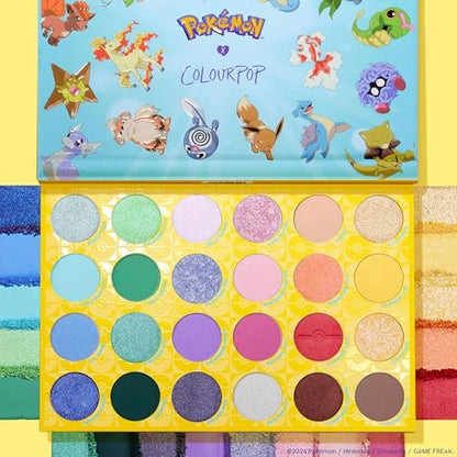 ColourPop x Pokémon Pallet Town Eyeshadow Palette - Limited Edition Makeup Palette Avelisse
