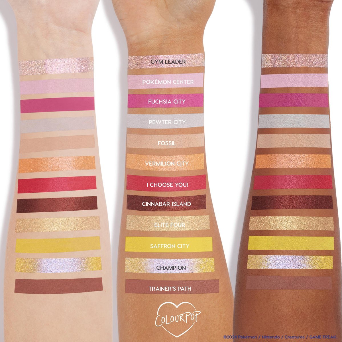 ColourPop x Pokémon Pallet Town Eyeshadow Palette - Limited Edition Makeup Palette Avelisse