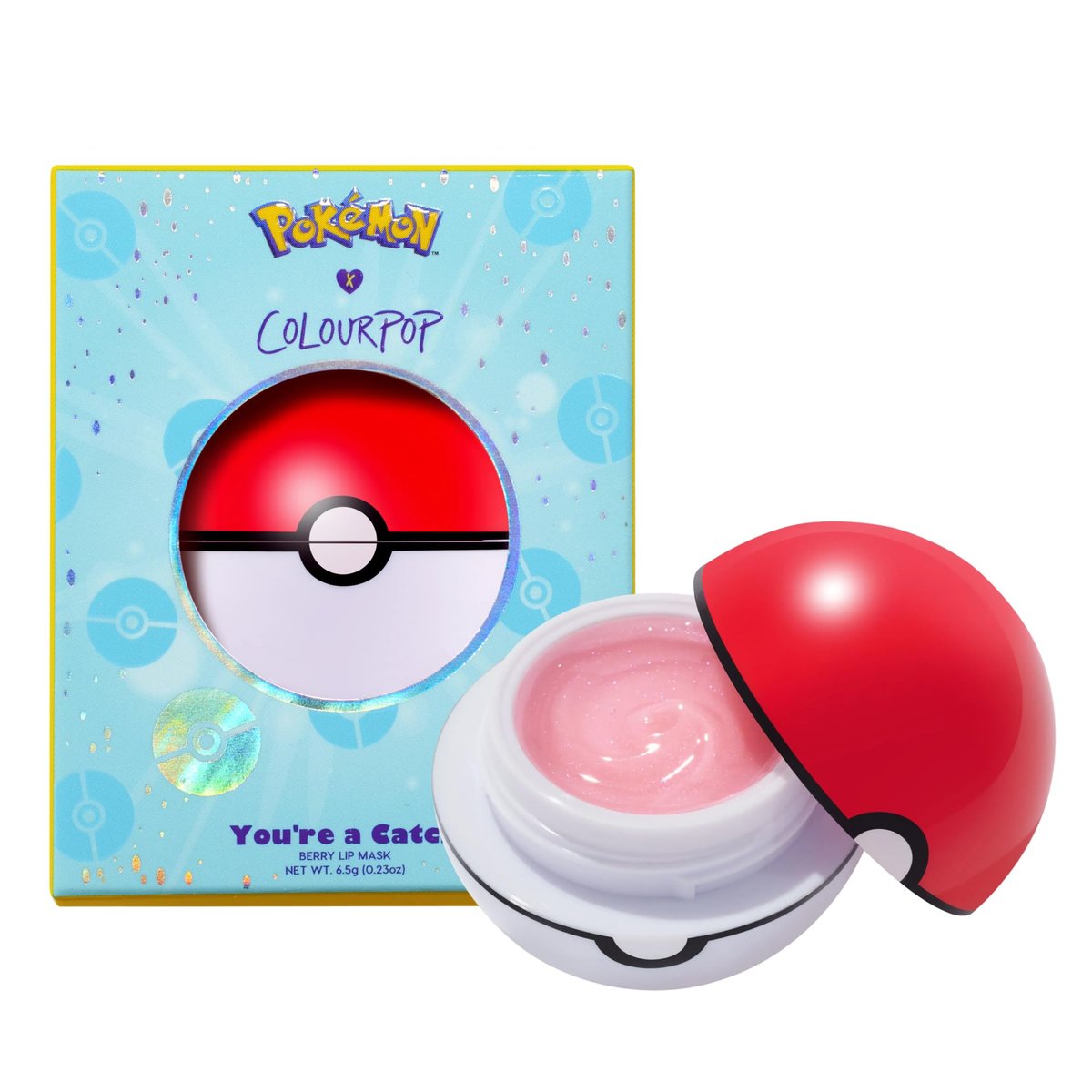 ColourPop x Pokémon You're a Catch Leave-On Lip Mask & Overnight Lip Treatment with Shea Butter & Vitamin E - Berry Avelisse