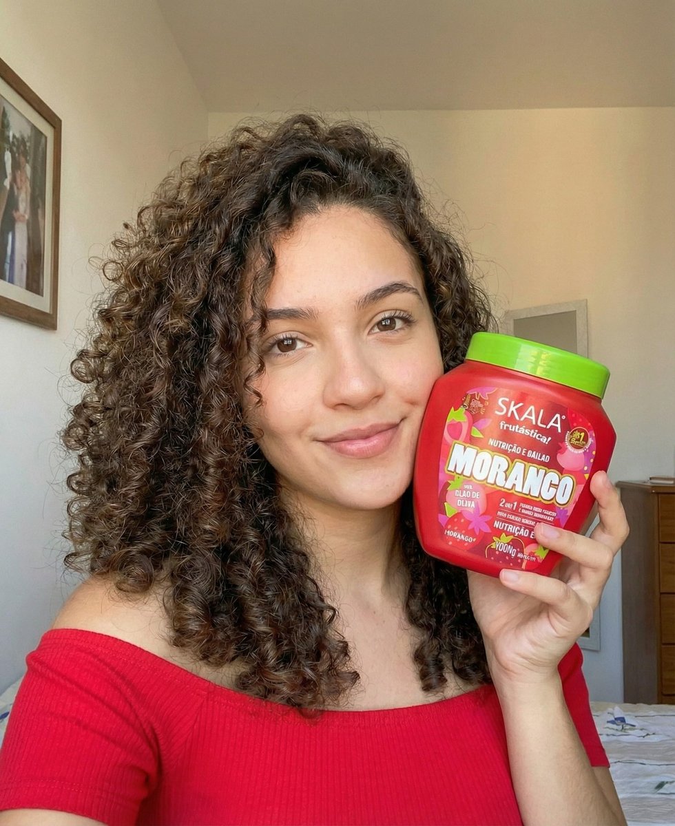 Skala Frutastica Strawberry Treatment Cream 1kg – Deep Moisturizing Hair Mask for Curly, Coily & Dry Hair - görsel 11