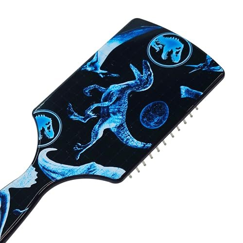 LUV HER Kids' Detangling Hair Brush - Jurassic World Design - Gentle on Wet & Dry Hair for Ages 3+ Avelisse