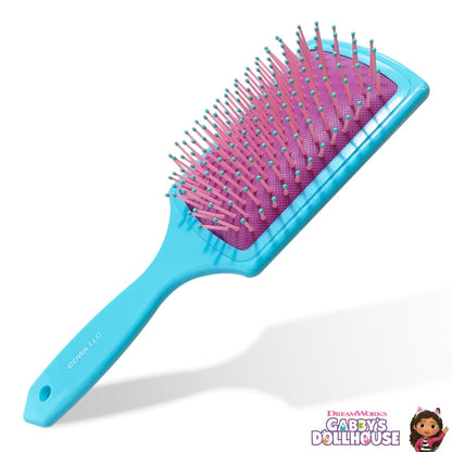 LUV HER Kids Hair Brush & Spa Headband Set for Girls - Gabby's Dollhouse Cakey - Fun Grooming Kit for Detangling, Styling & Skincare - Soft & Stretchy One Size, Ages 3+ Avelisse