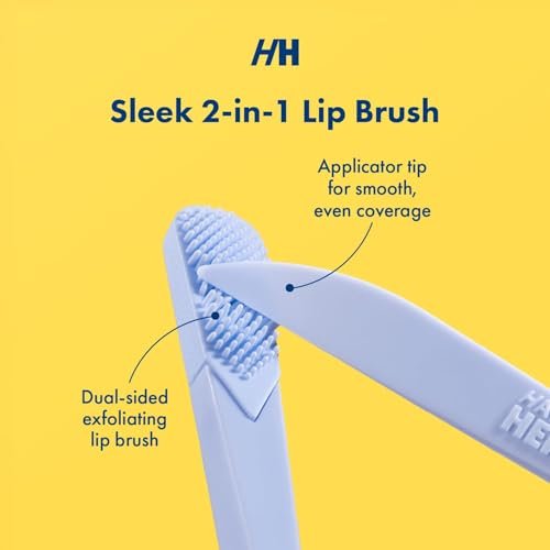 Handmade Heroes Lip Brush & Reusable Lip Exfoliator - Gentle Exfoliant for Chapped Lips with Sugar Lip Polish & Scrubber (2-Pack) - görsel 4