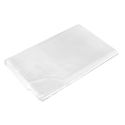 GINLANK 200 PCS Disposable Barbershop Capes 35x47 Inch Clear Plastic Hair Dye Capes for Salon