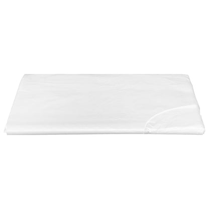 GINLANK 200 PCS Disposable Barbershop Capes 35x47 Inch Clear Plastic Hair Dye Capes for Salon