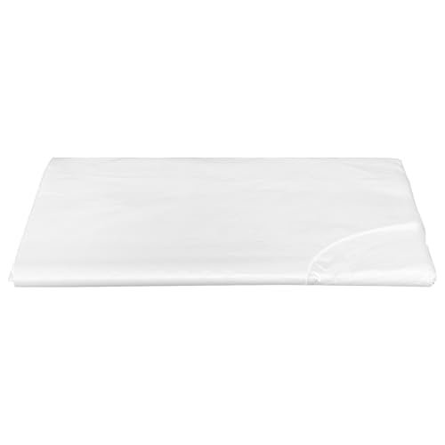 GINLANK 200 PCS Disposable Barbershop Capes 35x47 Inch Clear Plastic Hair Dye Capes for Salon - görsel 8