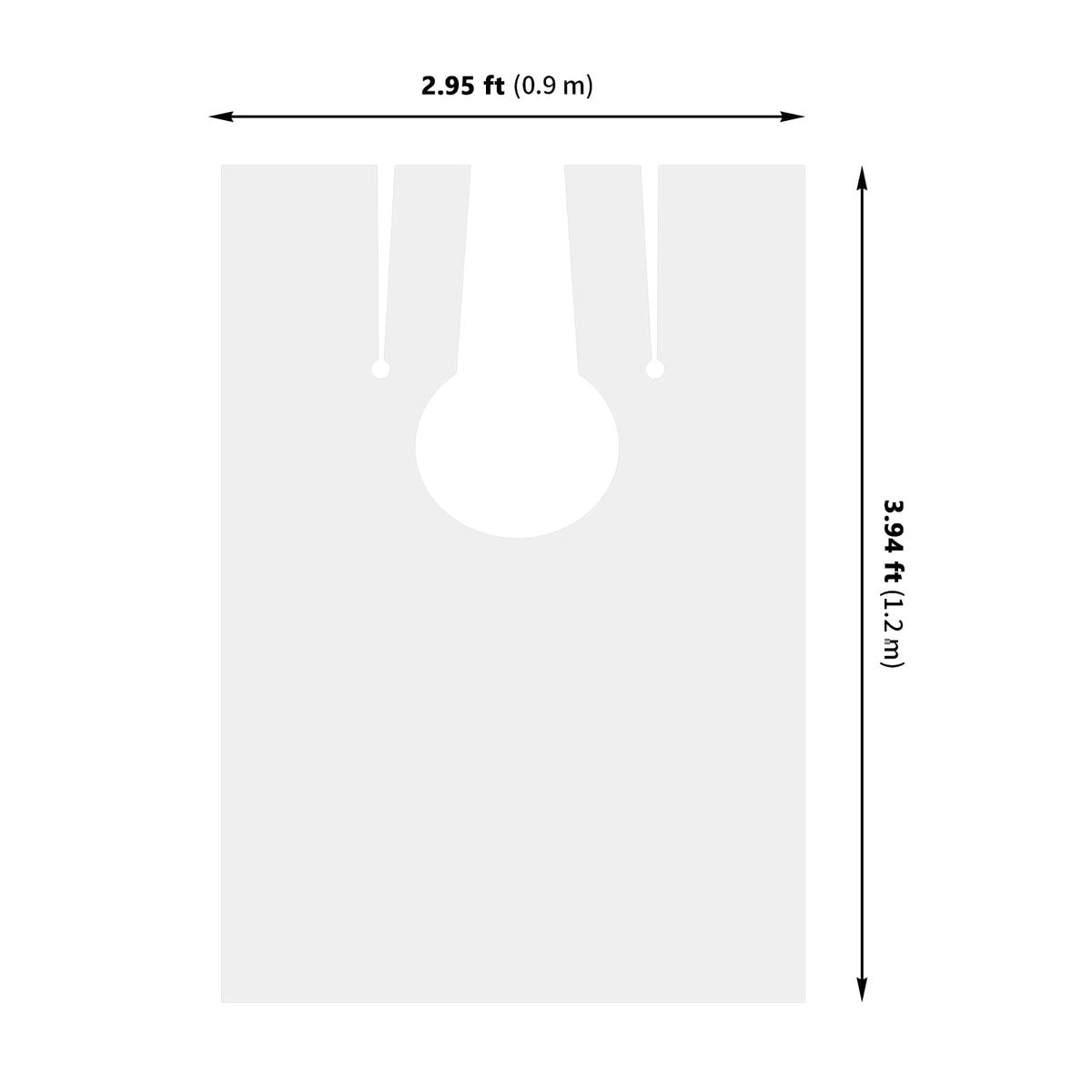 GINLANK 200 PCS Disposable Barbershop Capes 35x47 Inch Clear Plastic Hair Dye Capes for Salon - görsel 3