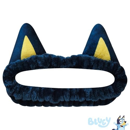 LUV HER Bluey Girls Cartoon Character Headbands - Soft Stretchy Fabric, One Size Fits All, Ages 3+ Avelisse