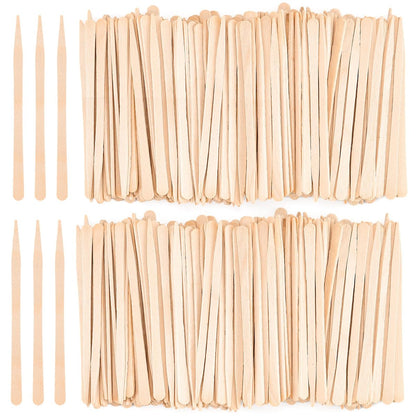 EWVVSS 1200-Pcs Eyebrow Wax Sticks for Hair Removal - Wooden Wax Applicator Sticks for Precision Facial Waxing
