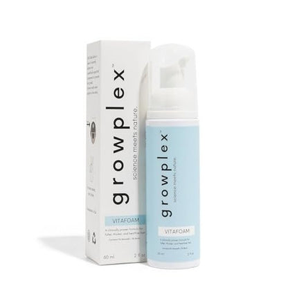 Growplex Vitafoam 5% Minoxidil Foam for Men & Women – DHT Blocking, Non-Greasy, Fast-Drying Hair Regrowth Treatment Avelisse