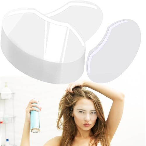 QIOOLEEO 50 Pack Disposable Shower Face Shield – Eye Shield for After Cataract Surgery, Clear Face Shield for Microblading, Eyelash Extensions, Hairspray & Showering
