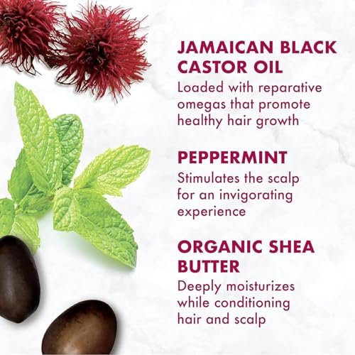 SheaMoisture Jamaican Black Castor Oil Strengthen & Restore Shampoo and Leave-in Conditioner Travel Set, 3.2 oz Each Avelisse
