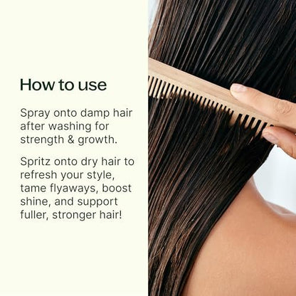 Plant Therapy Rosemary & Rice Water Spray 4 oz – Daily Hair Growth Spray for Natural Hair, Boosts Strength & Elasticity, Adds Volume & Shine Avelisse