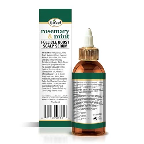 Difeel Rosemary & Mint Follicle Boost Scalp Serum – 4 oz - görsel 4