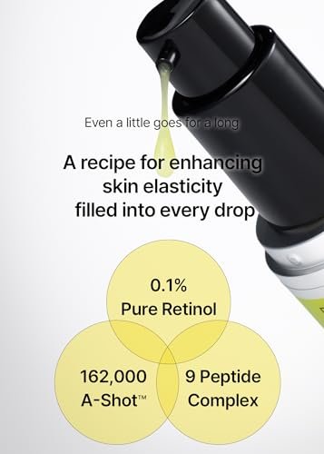celimax The Vita A Retinol Shot Tightening Serum - Anti-Aging Retinol Serum with Peptide, Pore Minimizer, Wrinkles & Fine Lines, Firmer Skin, 1.01 Fl Oz Avelisse