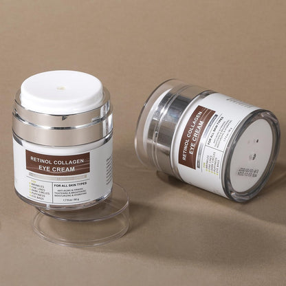IREV Eye Cream with Retinol, Collagen, Avocado, Caffeine & Vitamin C – Anti-Aging & Hydrating Moisturizer for Dark Circles & Puffiness (1.7 Fl Oz)